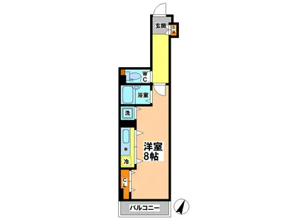 KOA吉祥寺(1K/4階)の間取り写真