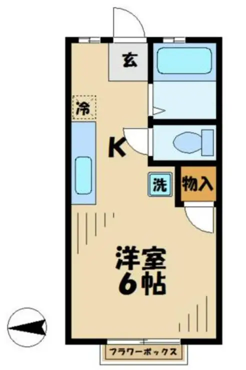 カーサ四季 2階階 間取り