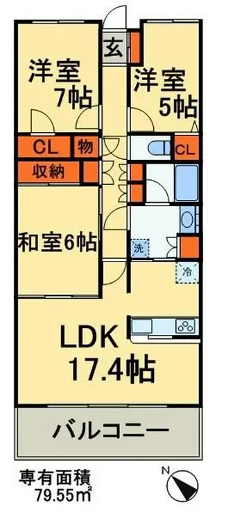 リーベスト西千葉 11階階 間取り