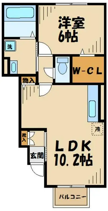 リバレイン 1階階 間取り