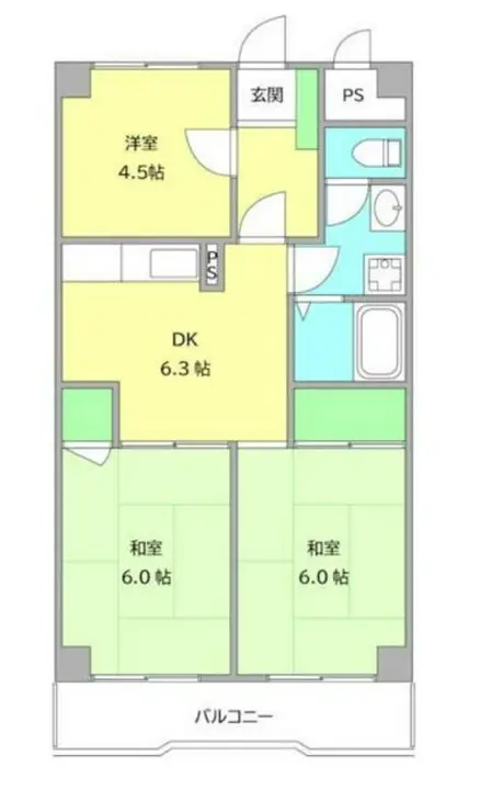 ゼファー銀座 9階階 間取り