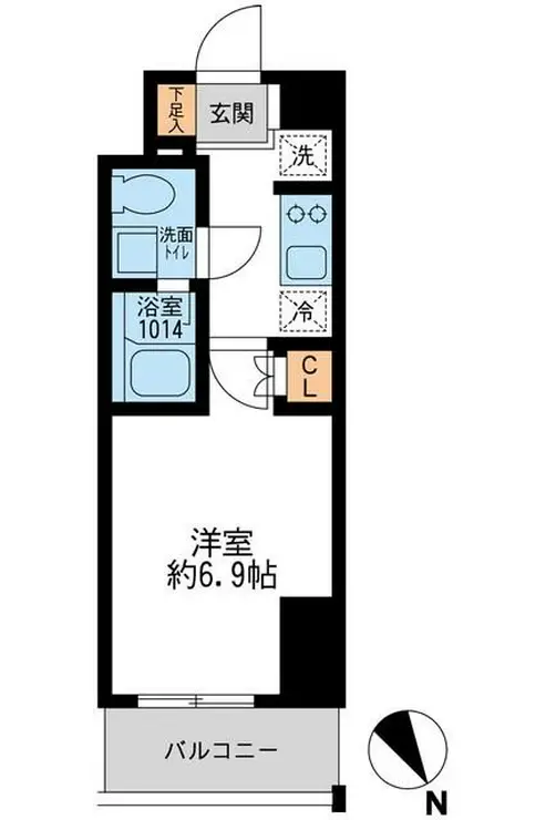 アーデン門前仲町 3階階 間取り