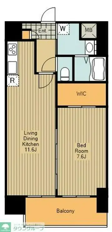 プライムコート立川 12階階 間取り