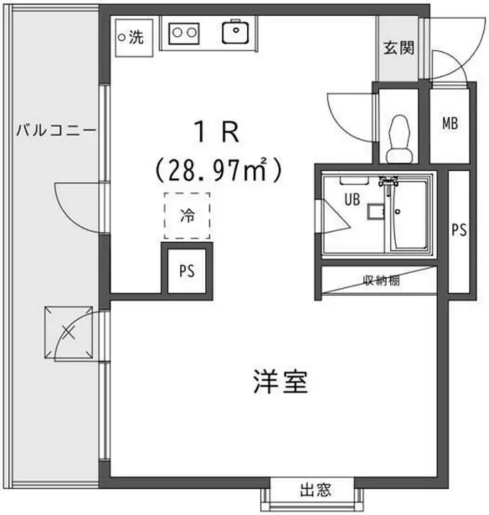 ライオンズプラザ新宿 11階階 間取り