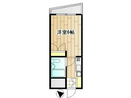 すがやマンション(ワンルーム/3階)の間取り写真