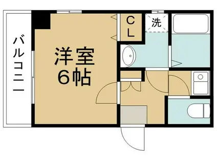 STREET CORNER(1K/4階)の間取り写真