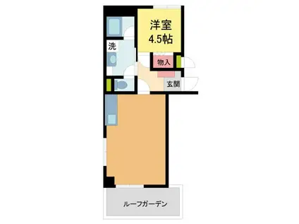 苦楽園レックスマンション(1LDK/7階)の間取り写真