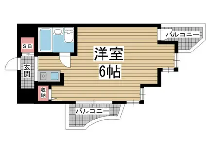 サムティ灘駅前(ワンルーム/8階)の間取り写真