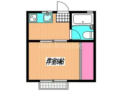 光コーポ(1K/1階)の間取り写真