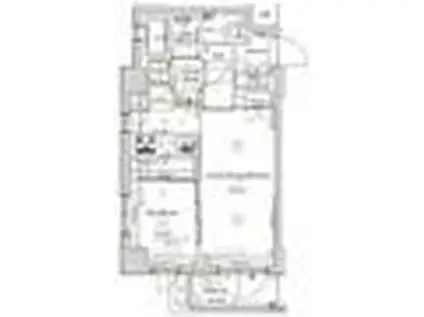 AXAS渋谷笹塚(1LDK/1階)の間取り写真