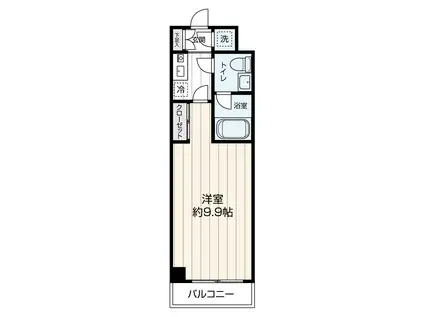 エスポワール(1K/5階)の間取り写真