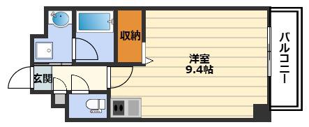REXIA SHIN UMEDA DUO(1K/5階)の間取り写真