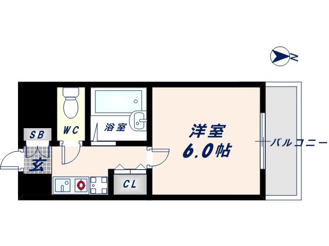 PS HIGASHI OSAKA(1K/3階)の間取り写真