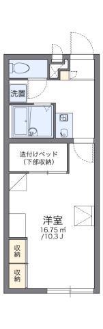 レオパレスチェリ(1K/2階)の間取り写真