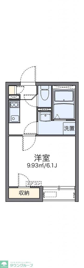 レオネクストプランドール52742(1K/2階)の間取り写真