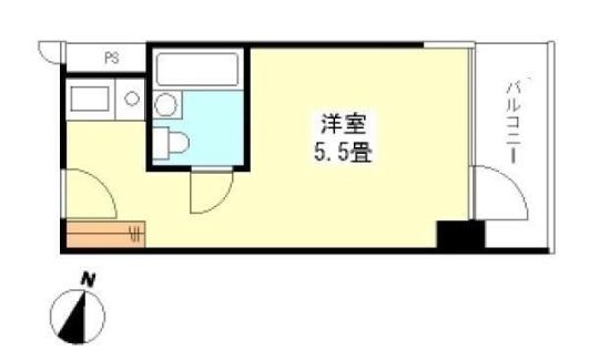 アネックス茗荷谷(ワンルーム/9階)の間取り写真