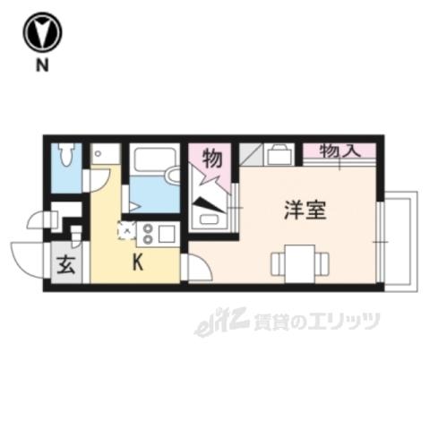 レオパレスSTELLA(1K/1階)の間取り写真