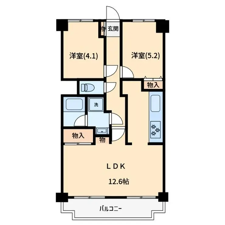 センチュリー浦和 1階階 間取り