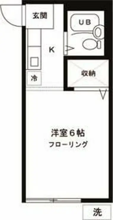 ハイツ萩原 1階階 間取り