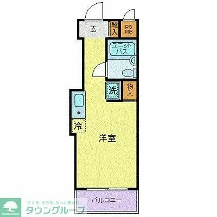 スカイコート世田谷用賀 5階階 間取り