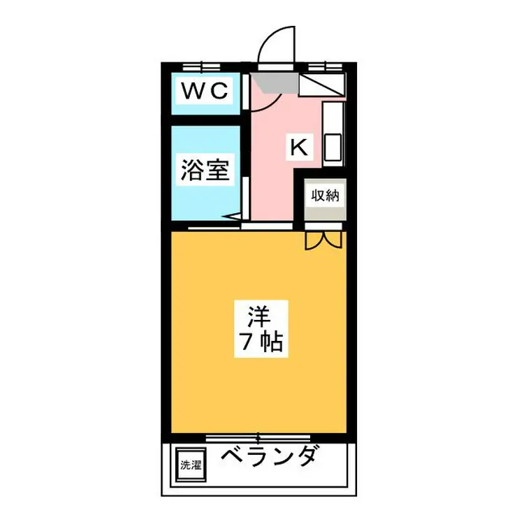 ラ・アミハイツ 2階階 間取り