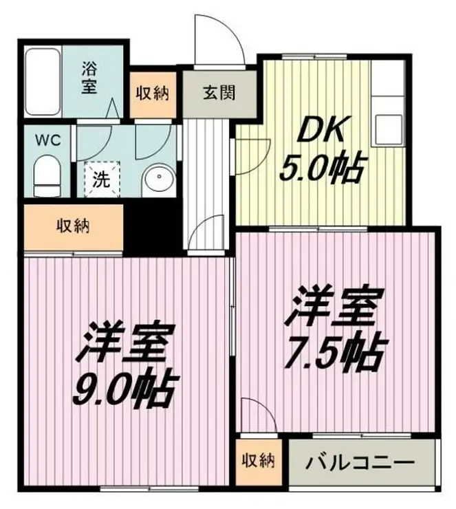 グリーンピア 2階階 間取り