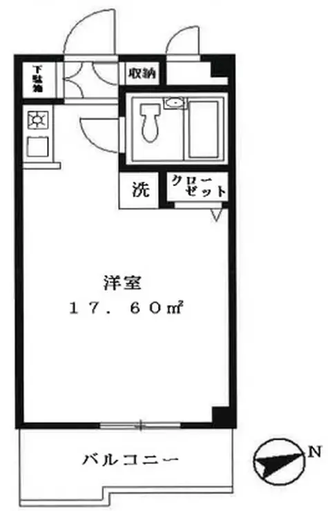 アーバンオルム府中 5階階 間取り