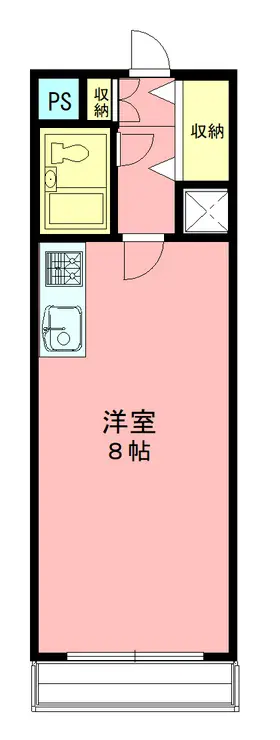 オーユーパレス東川口 4階階 間取り