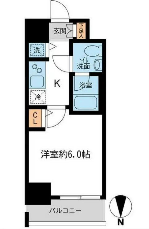 KDXレジデンス大島 5階階 間取り