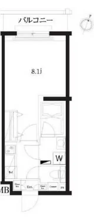 PREMIUM CUBE三宿 4階階 間取り