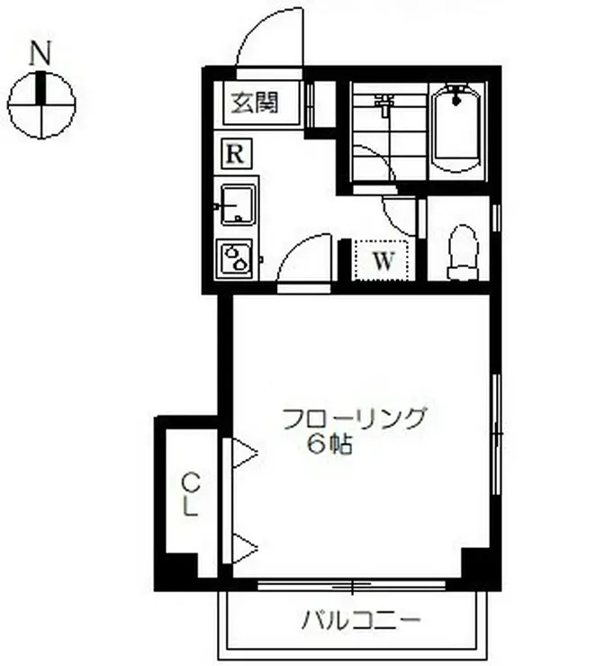 パーシモンコート 1階階 間取り
