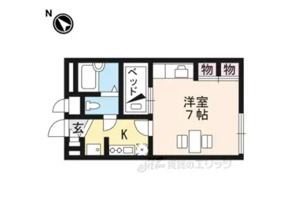 レオパレスプリマヴェーラ(1K/2階)の間取り写真