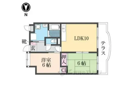 センチュリーアスカVII(2DK/5階)の間取り写真