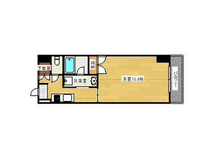 アロッジオ大須賀(1K/2階)の間取り写真