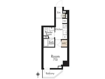 HYS FLAT 糀谷(1K/2階)の間取り写真