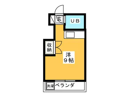 VSハイツ(ワンルーム/5階)の間取り写真