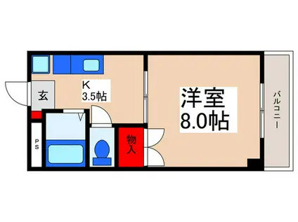 MANSION SATO(1K/1階)の間取り写真