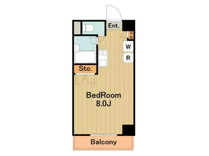 アクシス古淵(1K/5階)の間取り写真