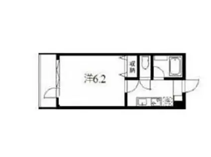 YSK新宿御苑(1K/9階)の間取り写真