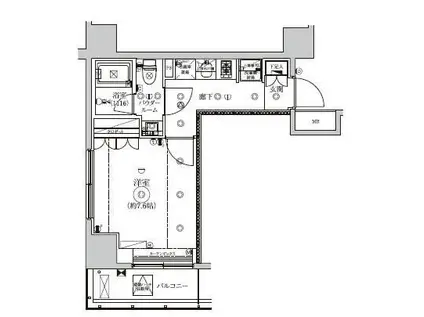 セジョリ駒込西ヶ原(1K/3階)の間取り写真