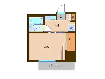 シノックス・プラザ(1K/10階)の間取り写真