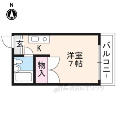 レスト丸商(ワンルーム/1階)の間取り写真