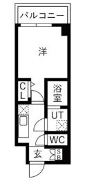KDXレジデンス成増(1K/2階)の間取り写真