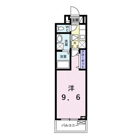 ファイン レジデンスM(1K/1階)の間取り写真