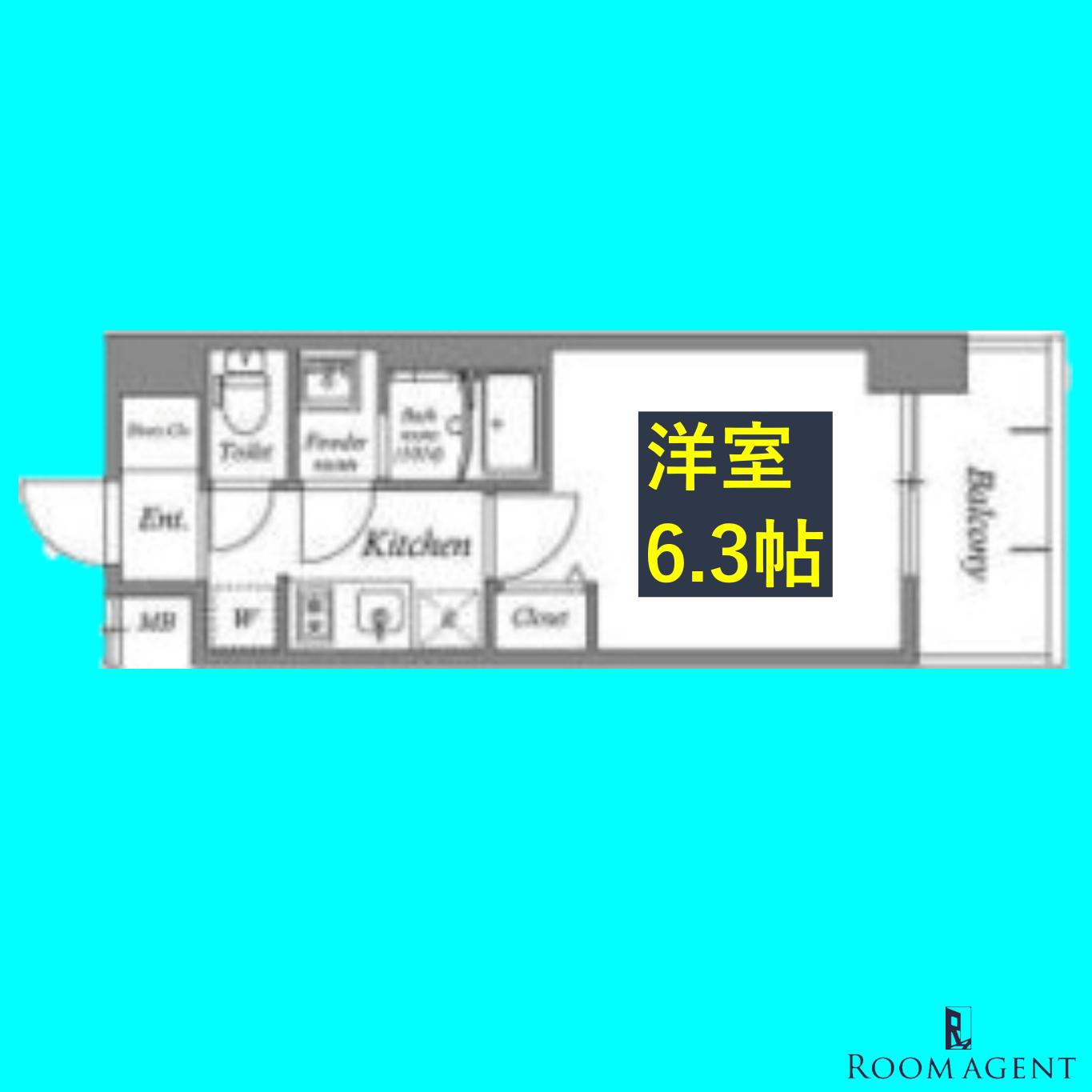 アドバンス名古屋シュテルン(1K/7階)の間取り写真