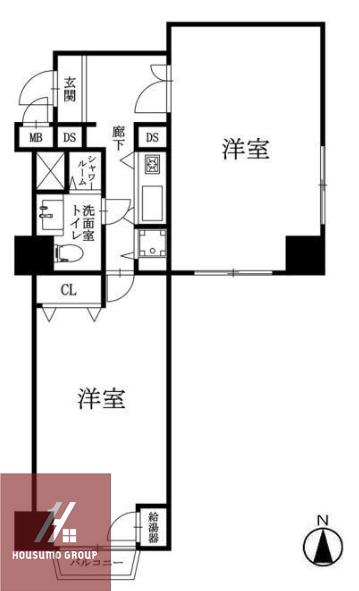 チサンマンション第7新大阪(2K/6階)の間取り写真