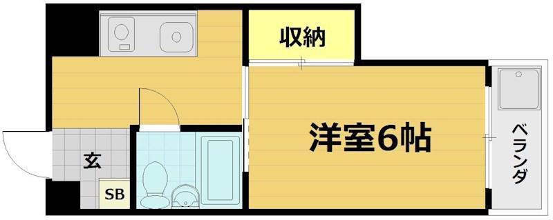 ステイ5391(1K/3階)の間取り写真