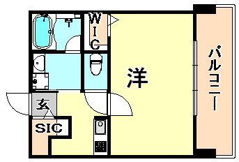 OTOWA神戸元町(1K/9階)の間取り写真