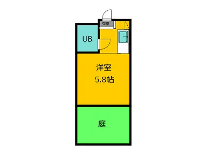 アネックス焼津(ワンルーム/1階)の間取り写真