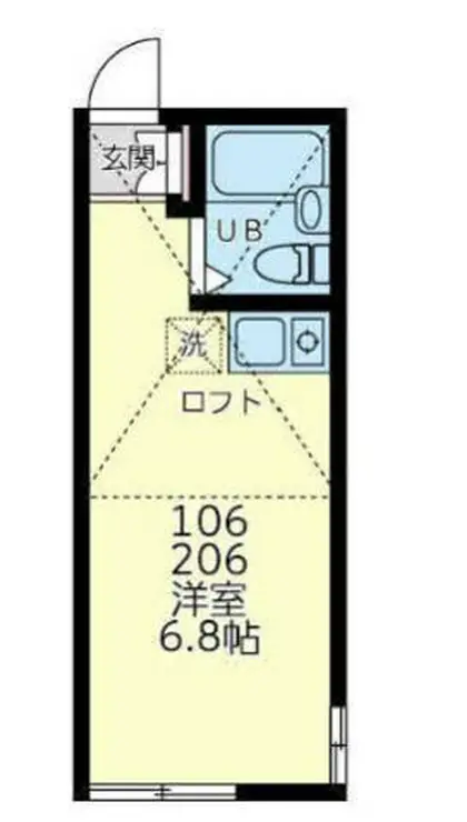 ユナイトステージ小田栄ファースト 1階階 間取り